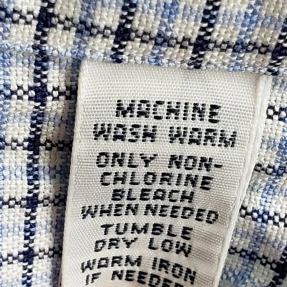 Polo Ralph Lauren Shirt Oxford Button Down Mens Size XL LS White Blue Plaid
